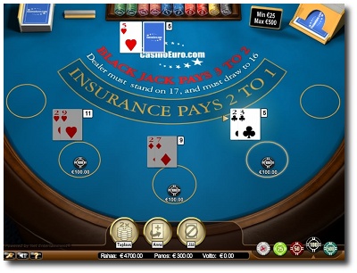 CasinoEuron Blackjack Pro, netin hienoin blackjack